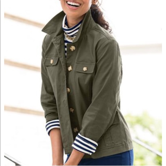 Stylish Pink Utility Button Down, Comfy Lightweight Jacket, By Appleseed Blair - Picture 3 of 15